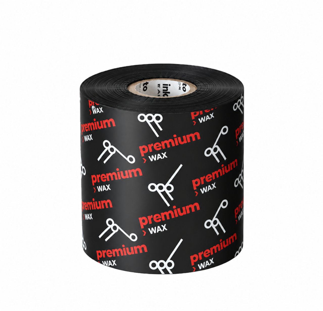 Product image for Premium Wax - 80MM X 300 Metres (WAX) Ribbon for Barcode / Label Printers