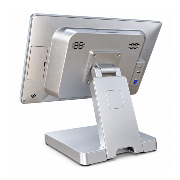 Beldon_I7_0007_WhatsApp Image 2026-04-27 at 14_0002_Rear Three-Quarter Silver POS Terminal MACROPOS-MP-TP001S -I7 4TH GEN SINGLE TOUCH POS MACHINE